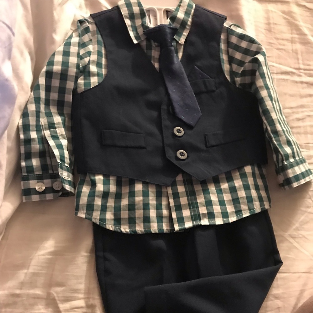 Suit and tie for baby boy!